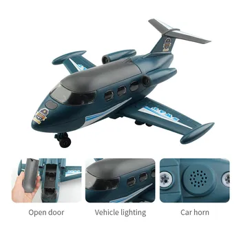 

Airplane Toy Children Plastic Aircraft Model Diecast DIY Transport Planes Assembly Kit Educational Outdoor Toys For Kids L0605