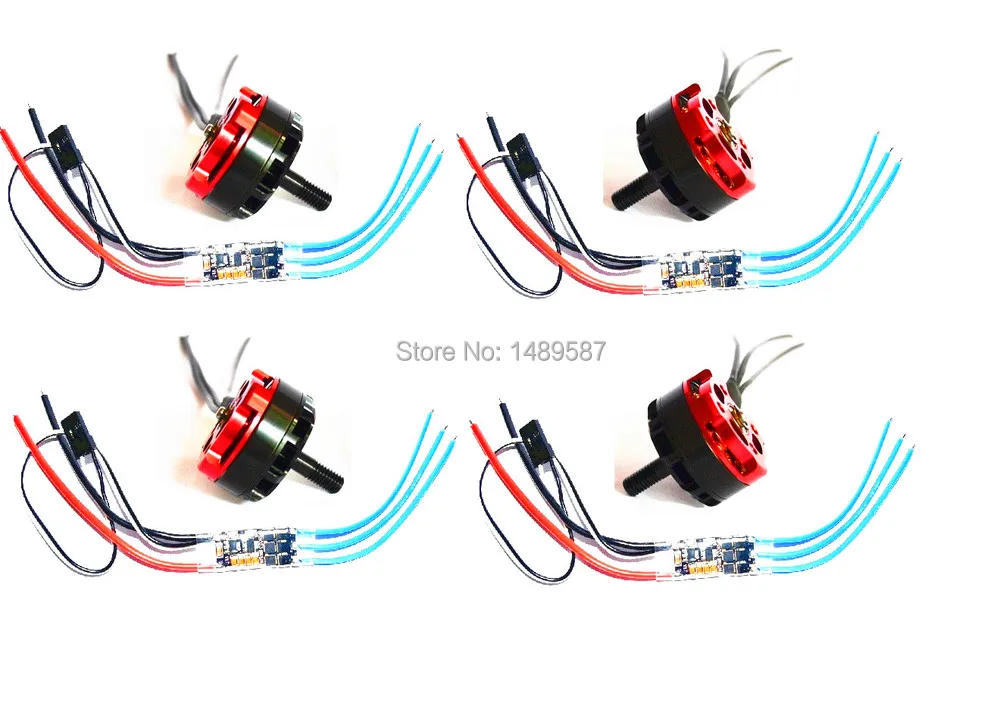 

4x RS2205 2300KV Racing Edition Motor + 4x 20A ESC for QAV210 250 QAV R 180 220 260 Martian 190 230 255 qav x