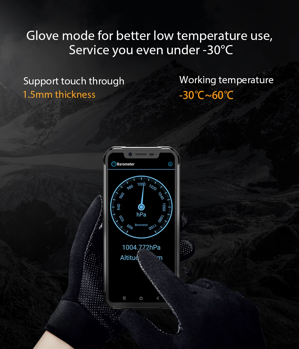 Blackview BV9600 водонепроницаемый мобильный телефон Helio P70 Android 9,0 4 Гб+ 64 Гб 6,2" 19:9 AMOLED 5580 мАч прочный смартфон