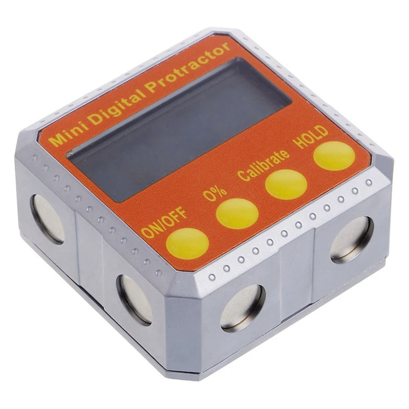  HOT-Angle Gauge 360° Digital Protractor Inclinometer Electronic Level Box Magnetic Portable design 