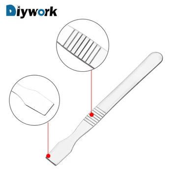 

DIYWORK Pry Open Repair Scraper Tin Scraping Mixing Knife Mobile Phone Repair Tools Metal Crowbar Metal Solder Knife