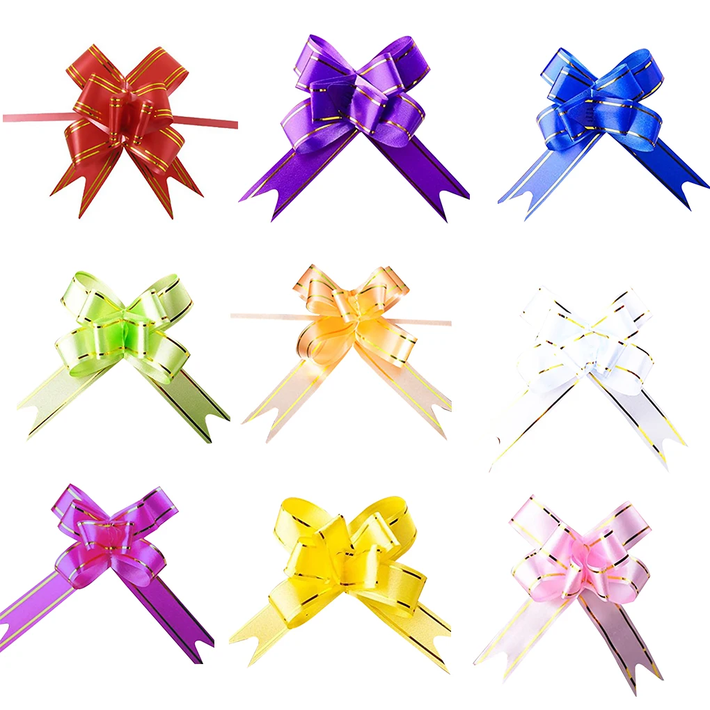 

Butterfly Wedding House Car Vehicle Decoration Gold Line Butterfly Hand Pull Garland Garland Decals