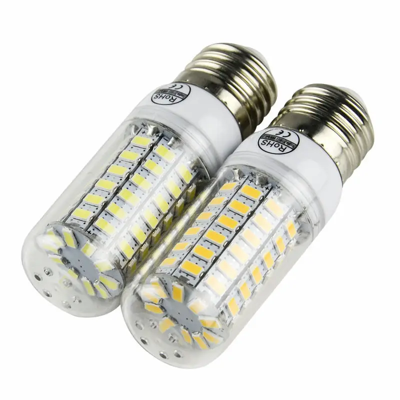 10X B22 Bombillas Светодиодная лампа E27 SMD 5730 Lamparas E26 24 120LED лампада E14 110В 220В ампулы свеча