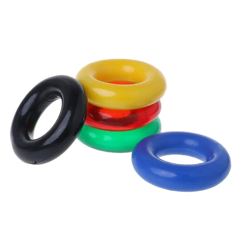1Pc Hand Strengthener Round Finger Resistance O Ring Hands Grip font b Fitness b font Gym