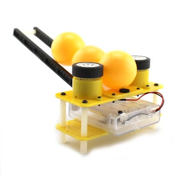 

Ball Emitter Kids DIY Science Experiment Shooting Science Experiment Student Handmade Assembling Electric Model Educational Toy