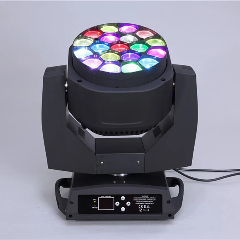 Сценический светильник с большим bee eye k10 19*15 Вт сценический подвижной головкой