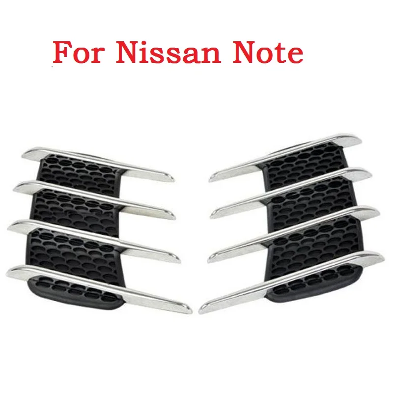 

Car Shark Gills Exterior Decor Side Air Intake Flow Grille Vent Outlet Decorative Car Styling Modification For Nissan Note