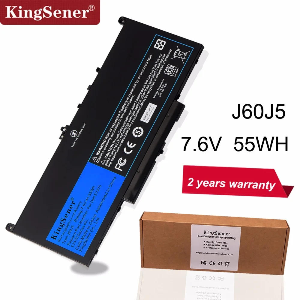 Продажа KingSener Новый J60J5 устройство замено ноутбука Батарея для Dell Latitude E7270 E7470 J60J5 R1V85 MC34Y 242WD 7,6 V 55Wh