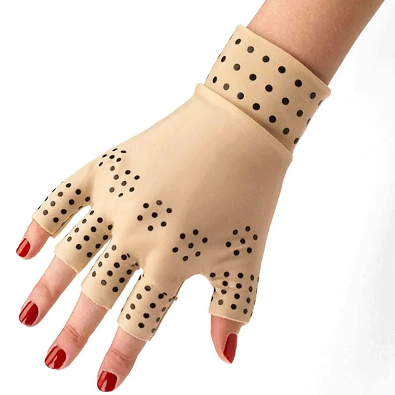 Arthritis Therapy Gloves Relief Arthritis Pressure Pain Heal Joints Magnetic Therapy Gloves Support Hand Massager Toiletry 4