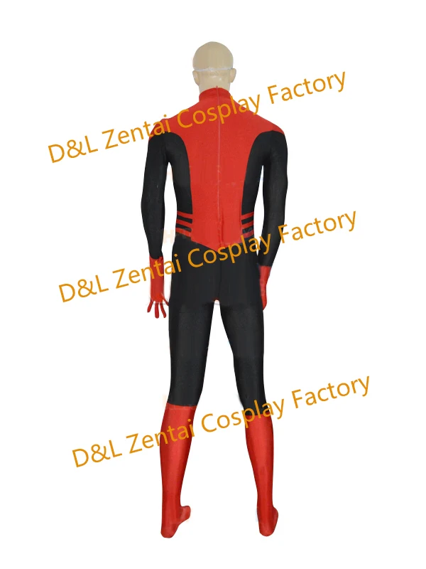 Free Shipping DHL Red Lantern Corps DC Comics Mens Superhero Costume Halloween Party Cosplay Black