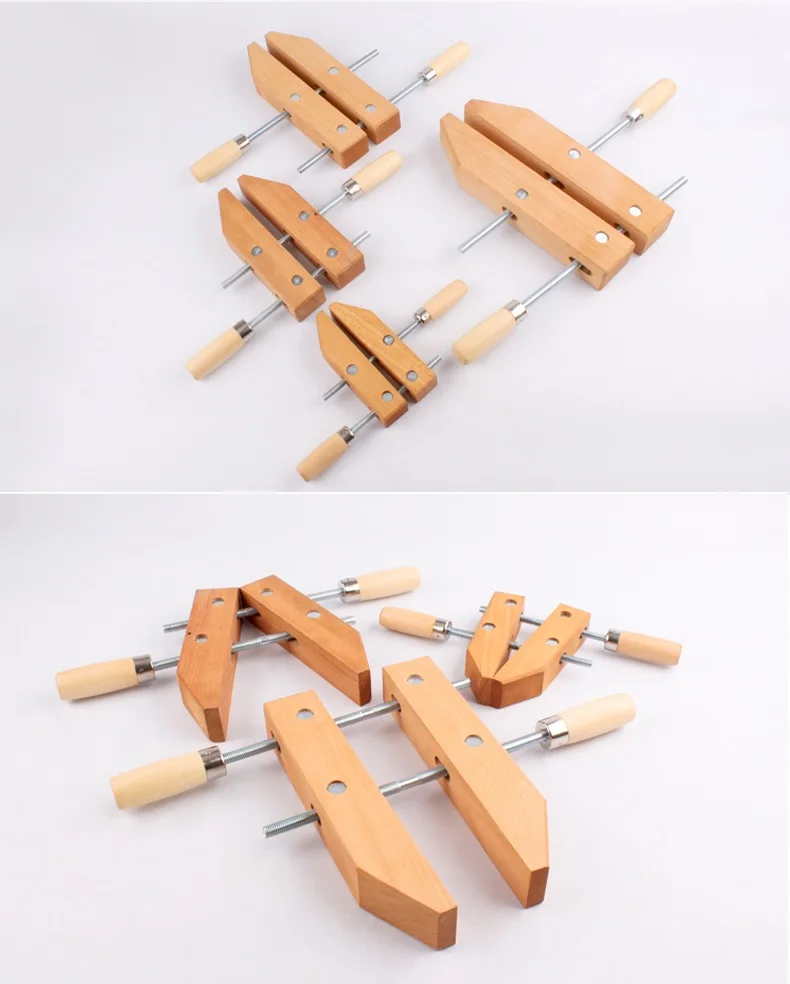 Premintehdw Wooden Handscrew Clamp Woodworking beech in Clamps from