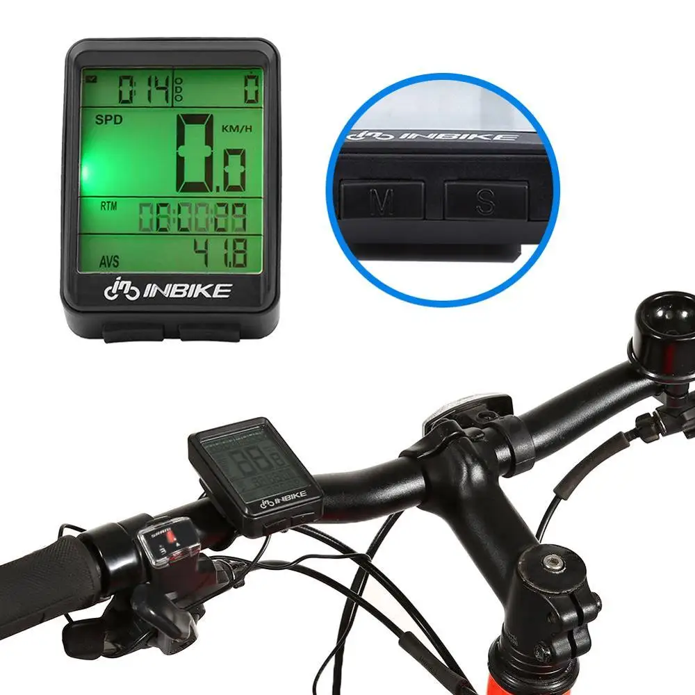 

Cycling Computer Portable Lightweight Waterproof Bike Odometer Mountain Bicycle Wireless Speedmeter Bicycle Stopwatch