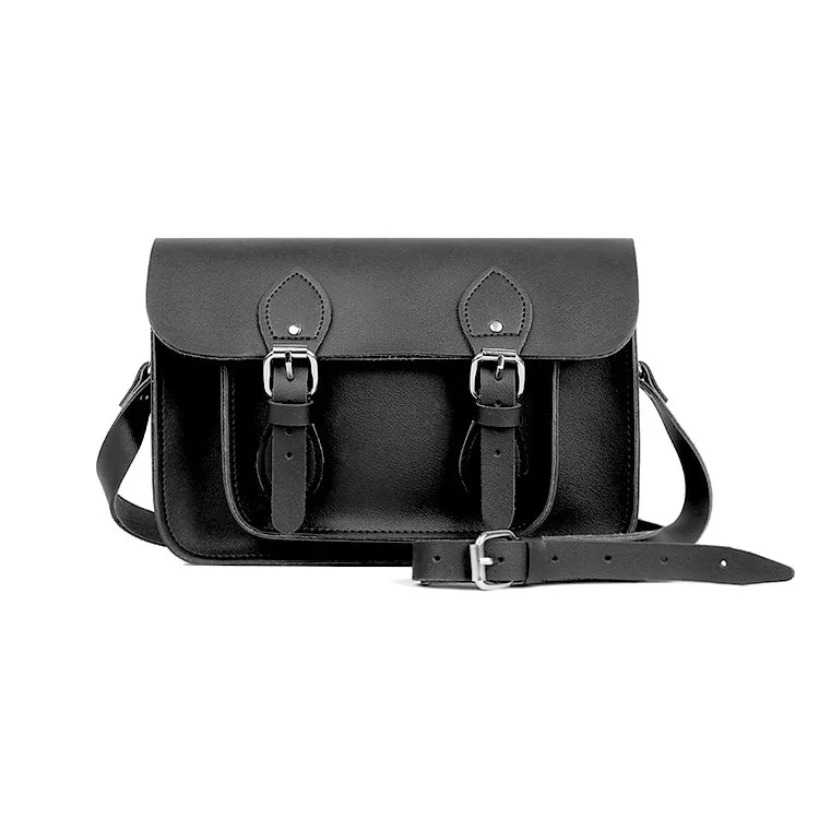 Сумки через плечо для женщин, кожаные сумки, роскошные сумки, женские сумки, дизайнерские винтажные элегантные женские сумки-мессенджеры - Цвет: Black