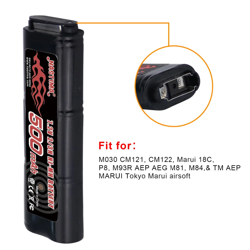 brinquedo das armas, 7.2V, 500mAh, 2 3N,
