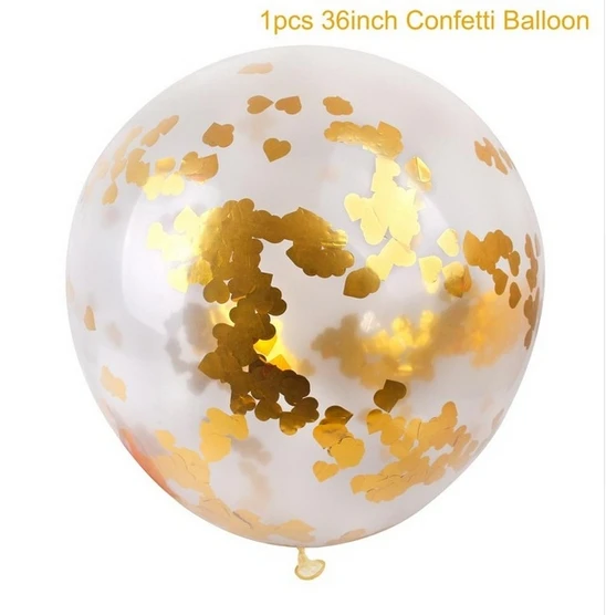 FENGRISE украшения для дня рождения, Детские шары, воздушные шары для дня рождения, гигантские большие шары на день рождения, декоративные шары для дня рождения, Globos - Цвет: gold heart