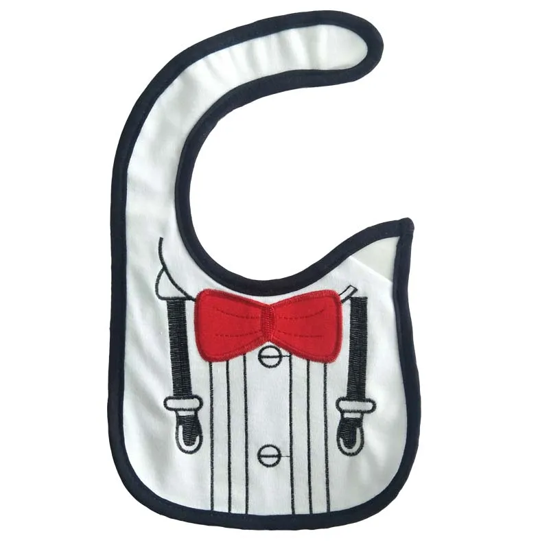 Baby Bibs Cute Cartoon Pattern Toddler Baby Waterproof Saliva Towel Cotton Fit 0-3 MOld Infant Burp Cloths Feeding Baby Stuff