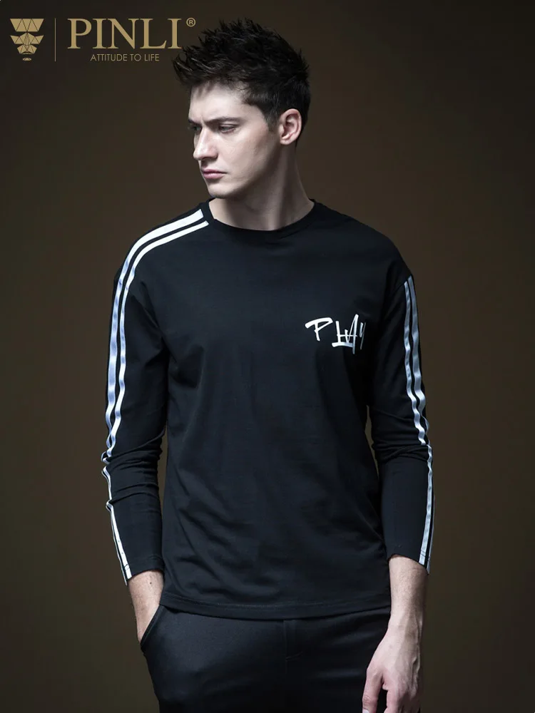 

2019 Palace Undertale Game Of Throne Pinli Spring New Men's Top With Round Neck Printed Long Sleeve T-shirt For Men B191111070