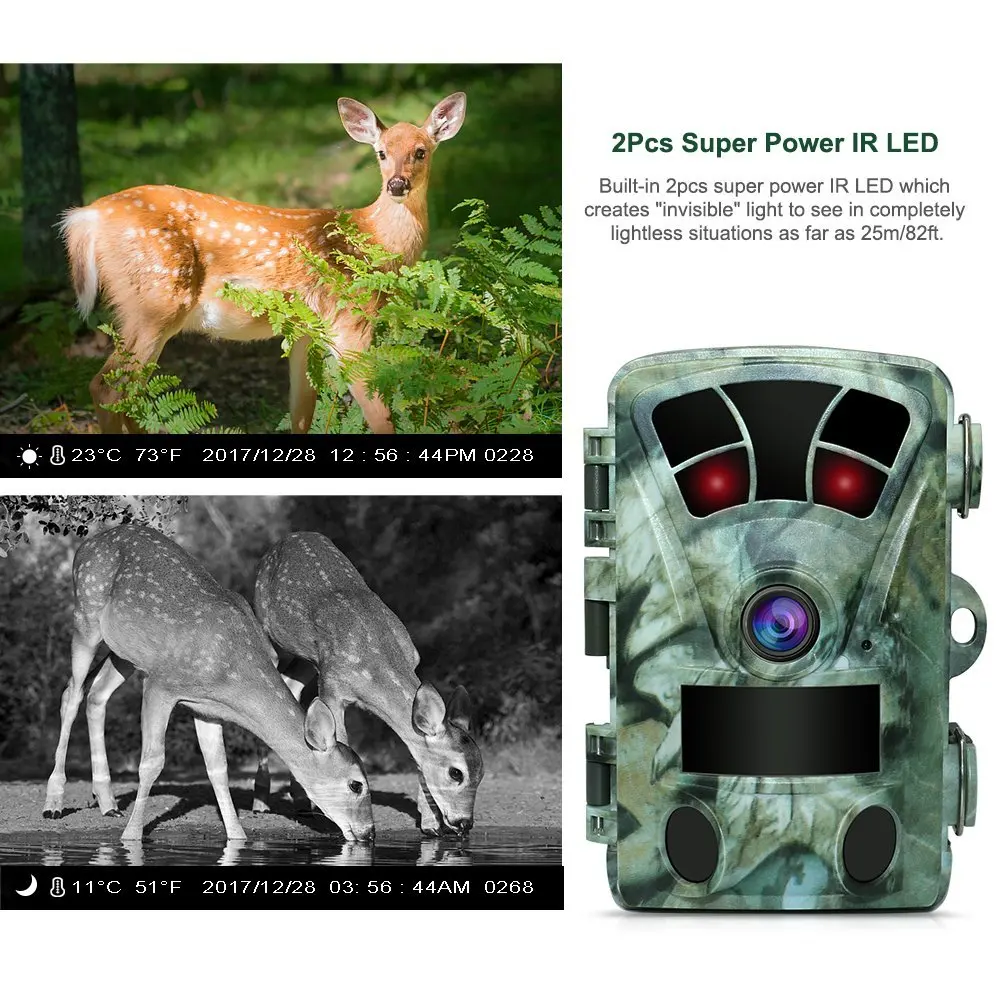 Wild camera chasse 1080P 16MP большая инфракрасная камера ночного видения с функцией Обнаружения Движения охотничья игровая камера фото-ловушка для охоты на диких кошек