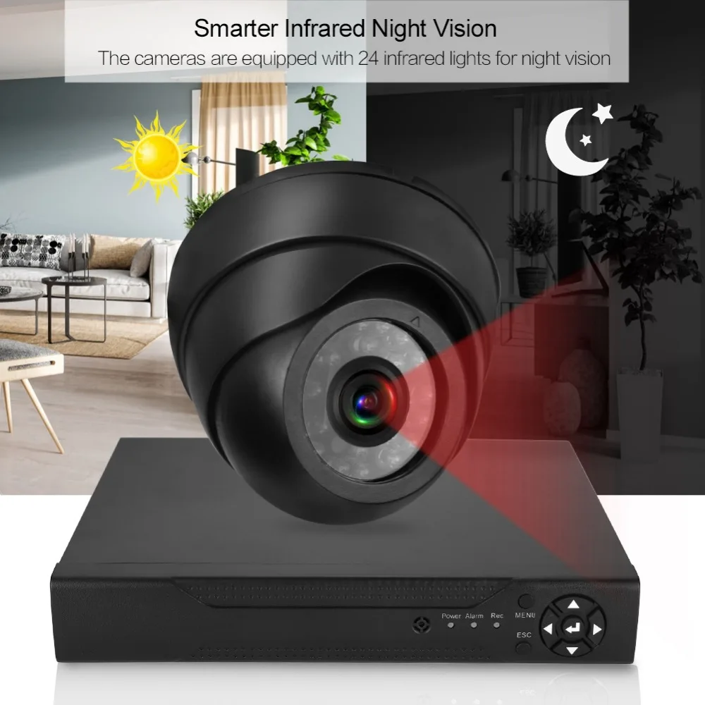 2CH ADH HD 200W1080P 5-в-1 ONVIF камера видеонаблюдения Система DVR Kit