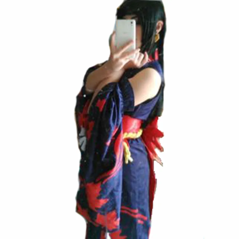 Kijo Momiji Косплей Onmyoji японское кленовое кимоно с листьями карнавальный костюм
