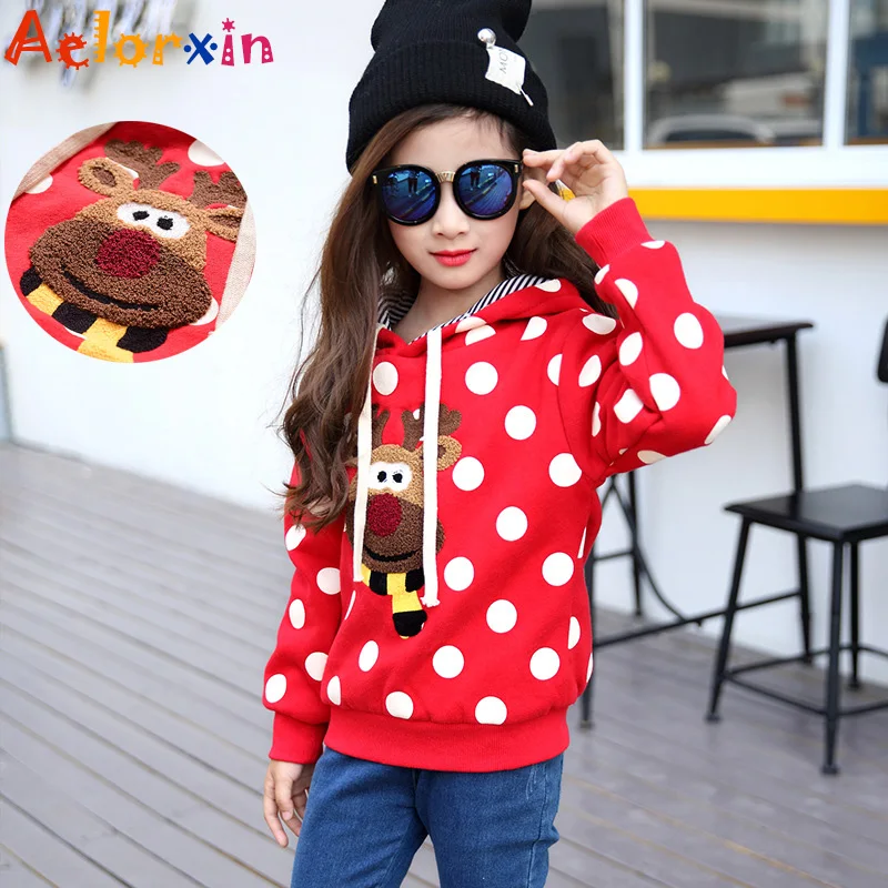 Sweatshirt Enfant Fille Blouse Streetwear Sportwear Fashion Trendy