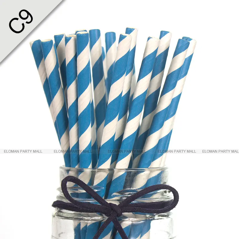 25 шт./упак. бумажные трубочки в полоску для детей, день рождения цветная бумага соломинки праздничные вечерние поставки Свадебные украшения