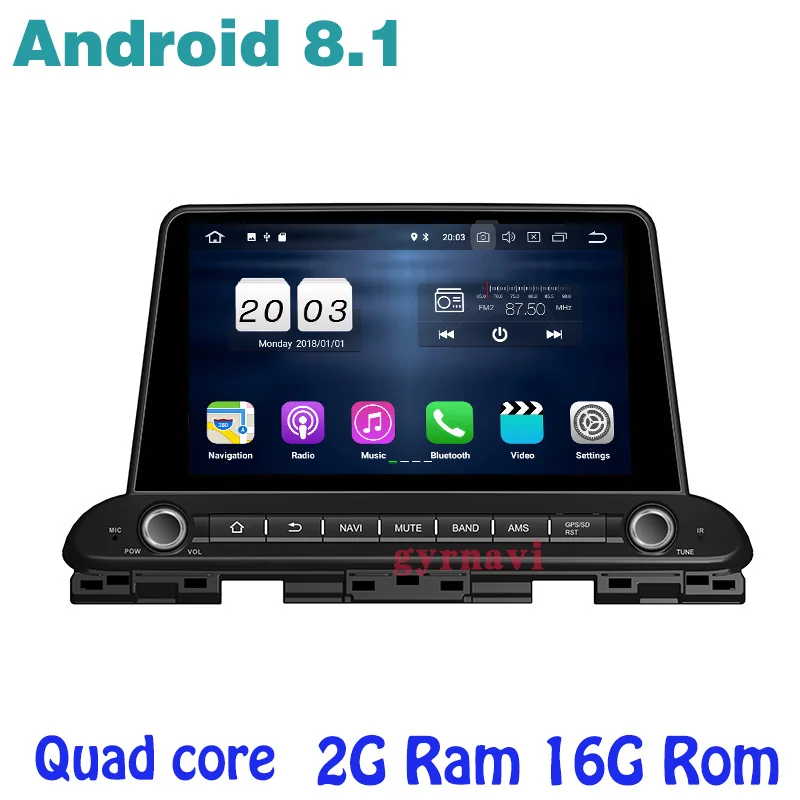 

Android 8.1 Quad core Car radio gps player for kia CERATO FORTE 2018 2019 with 2g ram wifi 4G usb bluetooth mirror link