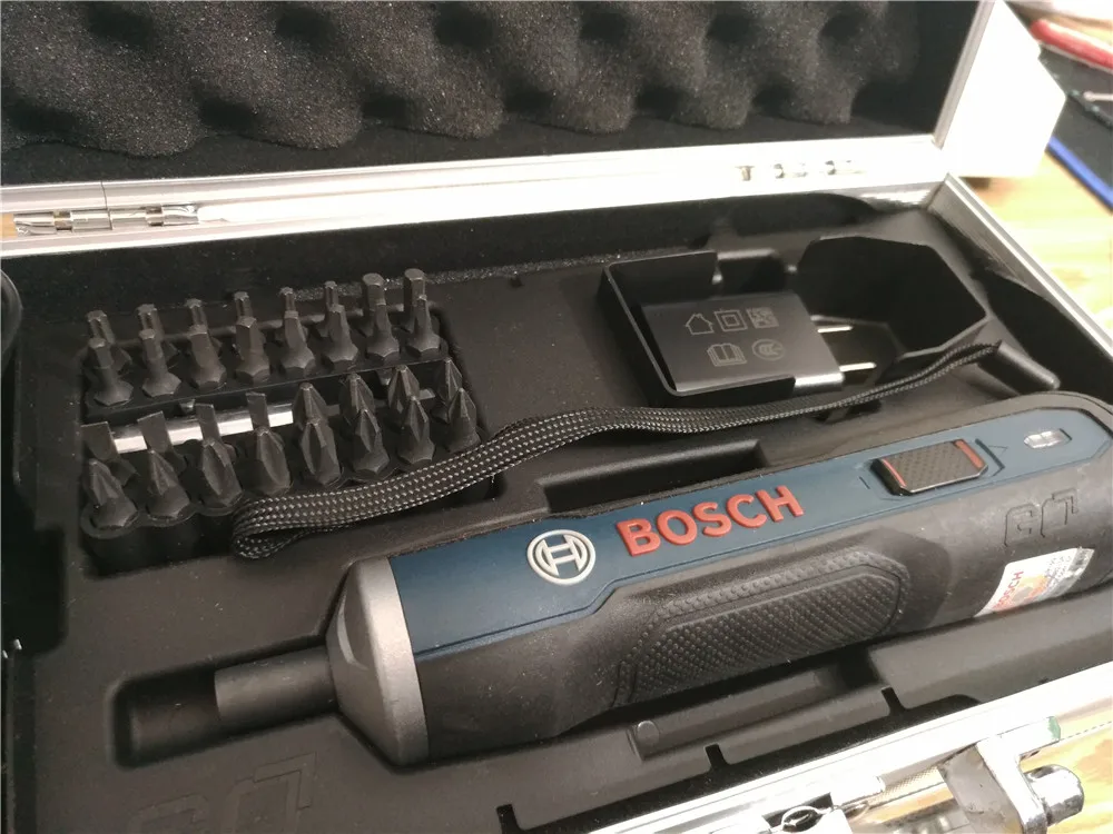 Aluminum alloy Power Tool set For BOSCH GO Mini Electrical Screwdriver 3.6V Li-ion Battery Rechargeable Drill