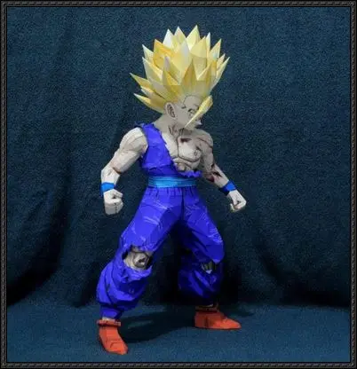 Дракон жемчуг Saiyan Sunfan боевой урон 80cm3d бумажная заготовка DIY