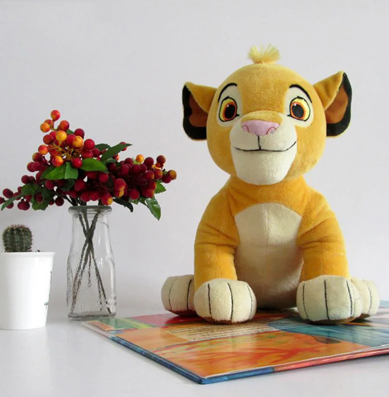 1 шт. качественные милые сидячие игрушки Simba Король Лев 26 см, мягкие плюшевые игрушки Simba, куклы для детей, подарки