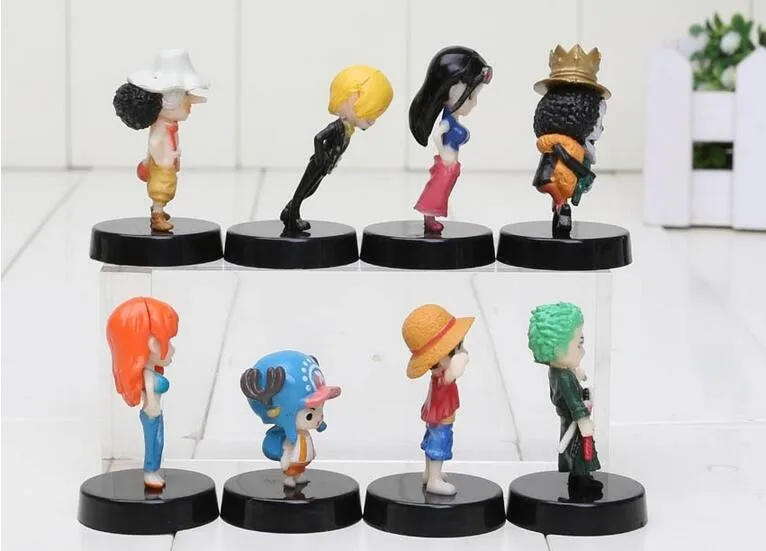 8ピース セットワンピース二年後ブルックウソップゾロナミルフィサンジpvcアクションフィギュア玩具 Set One Piece Figure Toyaction Figure Toys Aliexpress