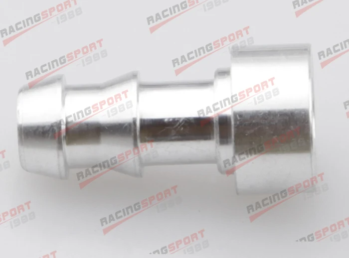 1/2 Male Barb Straight Weld On Fitting Bung Aluminum Round