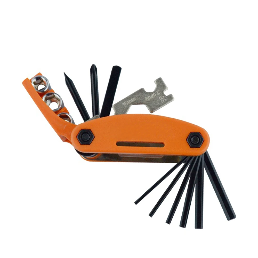 16 in 1 Multifunction Bicycle Repair Tools Kit Hex Spoke Cycling