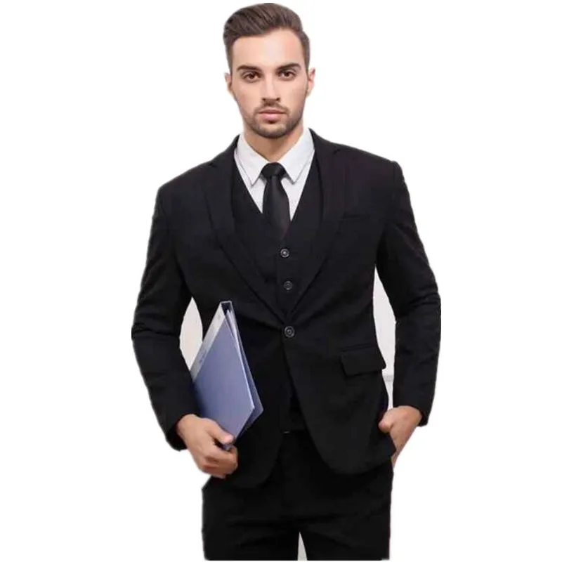 black dress suit jacket