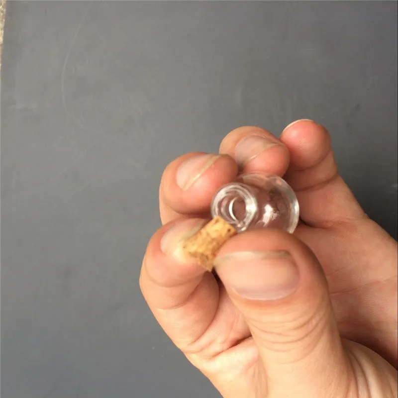 Round Ball Mini Bottles Pendants Necklace Small Glass Bottles With Cork Gift Glass Jars Vial 100pcs New Arrival4