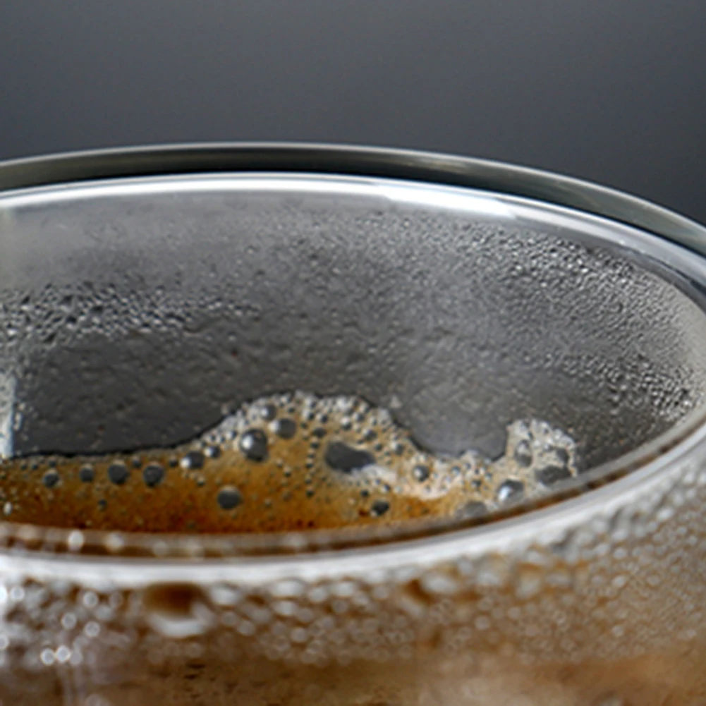 6 шт. 80 мл РУЧНАЯ РАБОТА термостойкая уникальная стеклянная чашка с двойными стенками подвешивающая кофейная чайная чашка-термос двойное прозрачное стекло посуда для напитков
