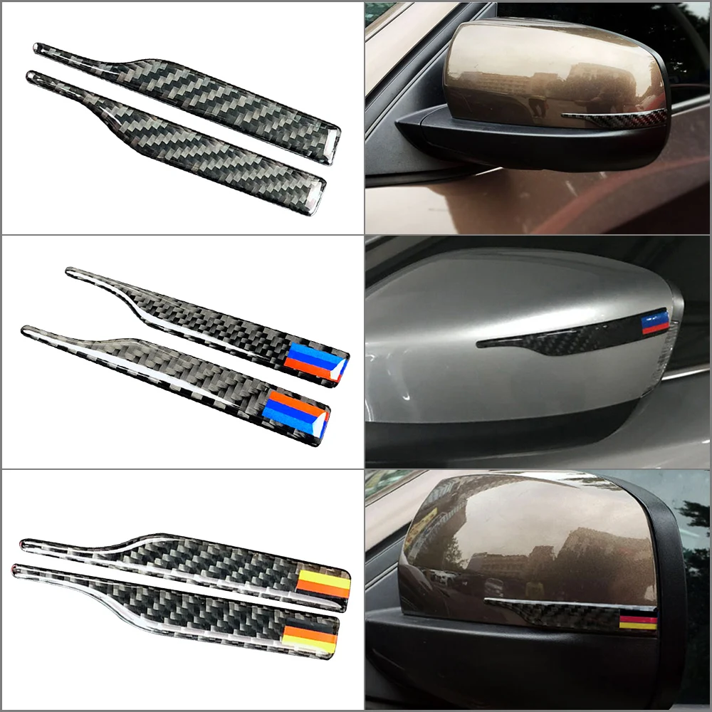 

Carbon Fiber Rearview Mirror Anti-Rub Strips Protector For BWM E90 E60 F30 F34 F10 F20 x1 x3 x4 x5 x6 Car Anti-collision Strip