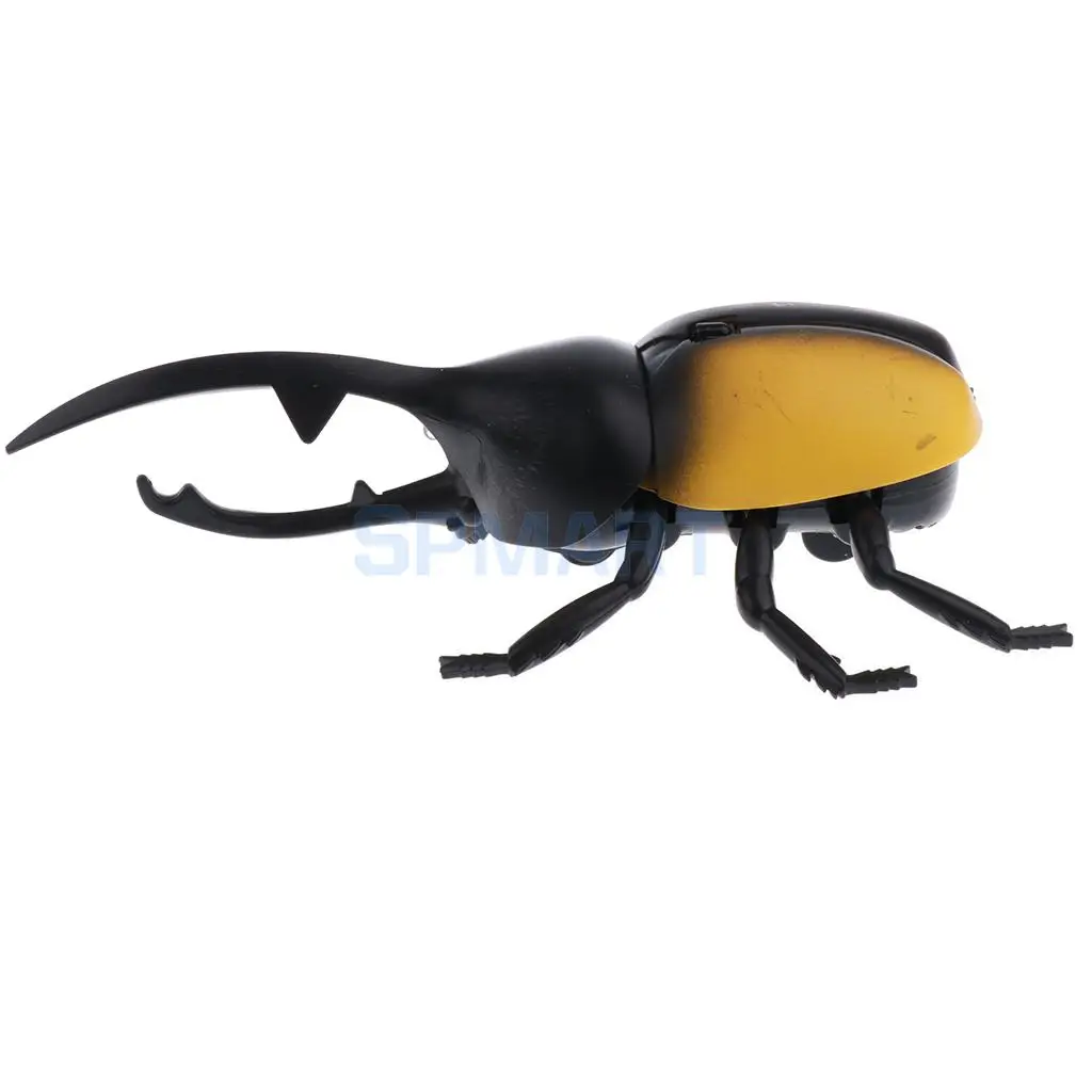 RC Infrared Remote Control Spider Prank Toys Insects Joke Scary Trick Gag Party Halloween Xmas Gift Kids Friends Cat Toy Yellow