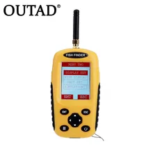 OUTAD Беспроводной Перезаряжаемые Рыболокаторы Sonar Сенсор эхолот сигнализации с 0,6-36 м Диапазон глубины ЖК-дисплей Дисплей рыболовные снасти