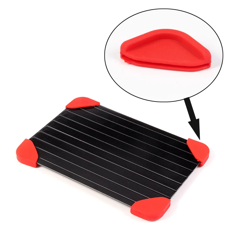 Fast Defrost Tray/Thawing Meat / Frozen Foods The Safest Defrost Tray Without Use Microwave, Heating Tray Defroster