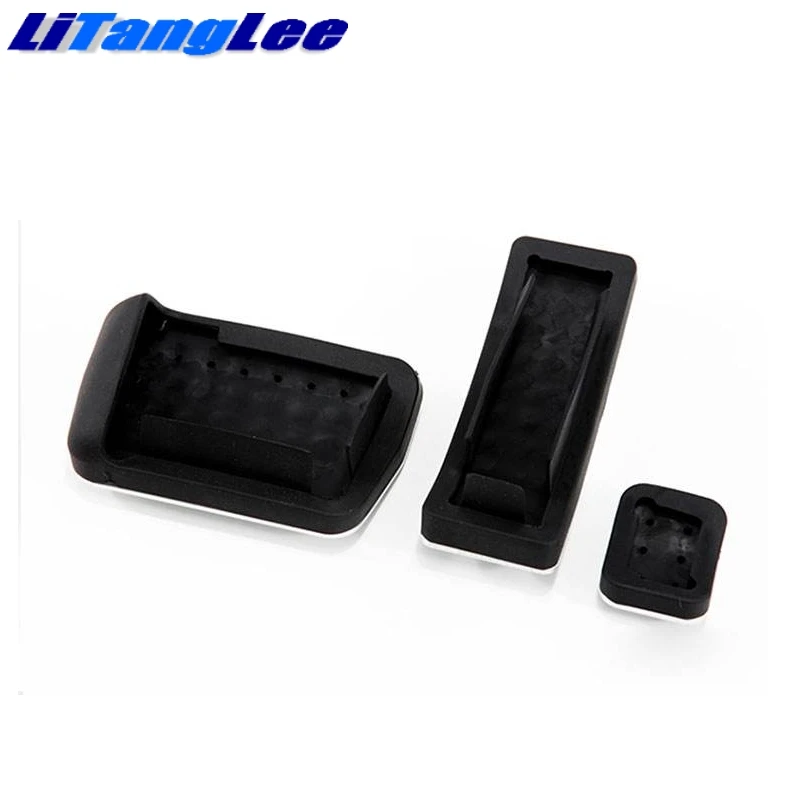 LitangLee Car Accelerator Pedal Pad Cover Sport Racing Design For Mercedes Benz GL GLS MB X166 2013~2018 AT Foot Pedal Cover Back
