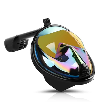 

Adult Diving Full Mask Dry Snorkel Diving Silicone Iris Snorkeling Goggles Anti Fog Automatic Prevent Water Men Women Mask
