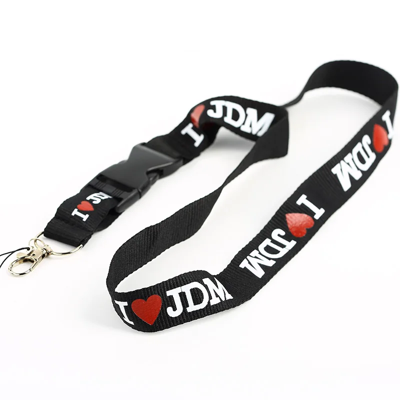 1 PCS JDM Lanyard Neck lanyards For Key Chain/Mobile Phone ID Card Handing Strap Auto Racing