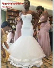 2017 Sexy Off the Shoulder Mermaid Dress Simple Sweetheart Tulle Vestido De Noiva Custom Made Plus Size Wedding Gowns China