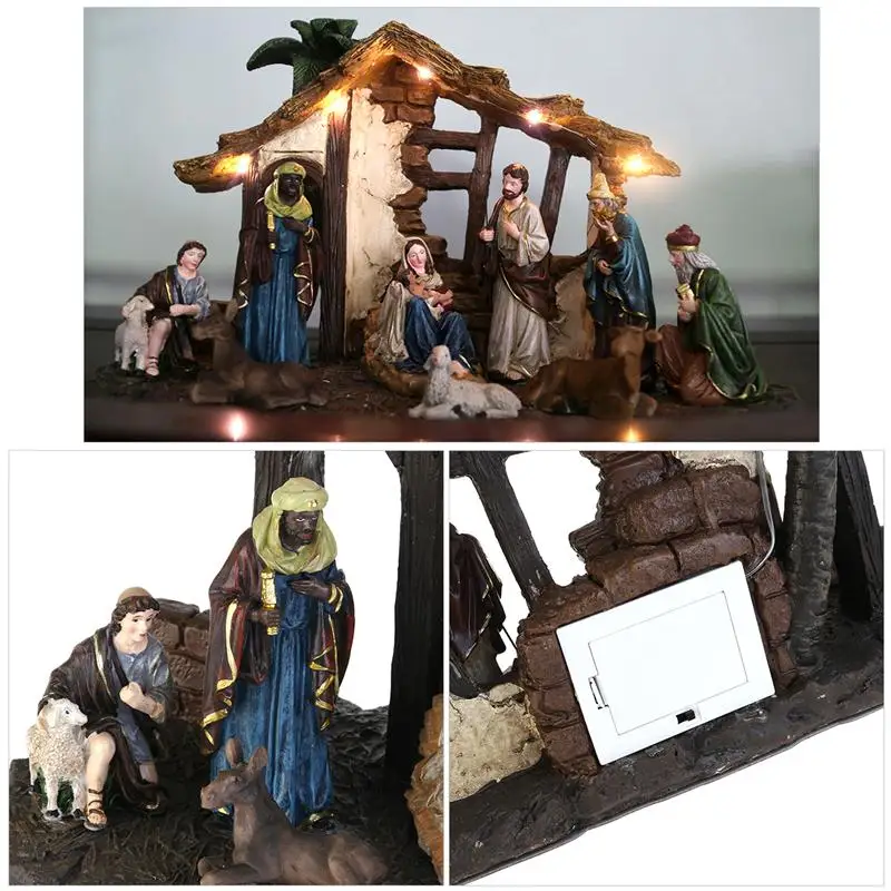 OULII набор статуэток Рождества Христова из смолы