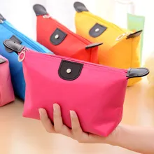 2016 Casual toilet bag zipper cosmetic case make up box suitcase for cosmetics wash holder organizer necessaire Pouch women girl
