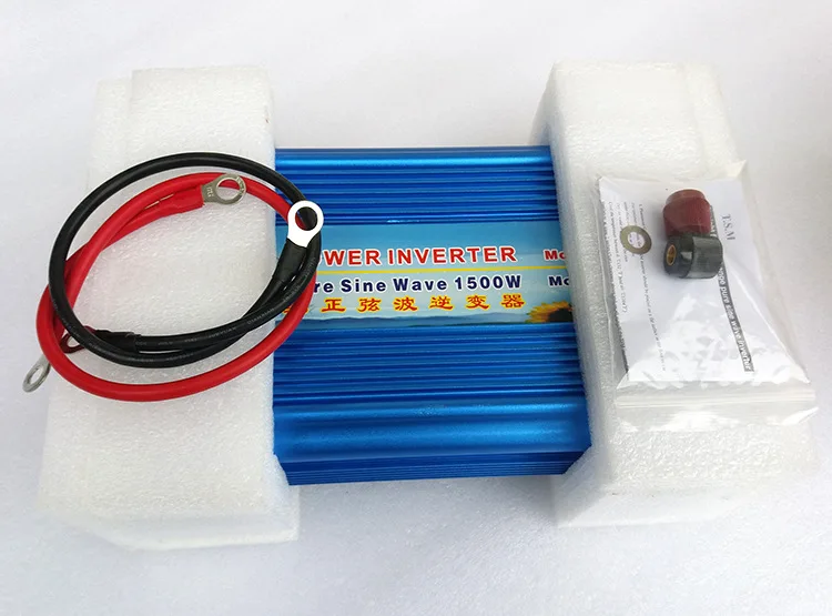 

High efficiency dc to ac inverter 1500w 110v 220v pure sine wave output