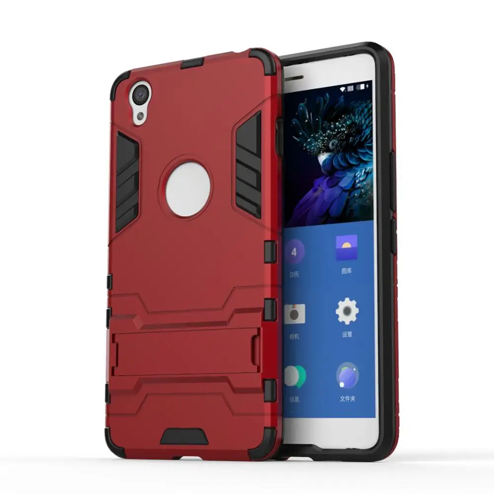 Броня Case Для OnePlus X Heavy Duty Hybrid Hard Soft прочный Силиконовой Резины Телефон Обложка