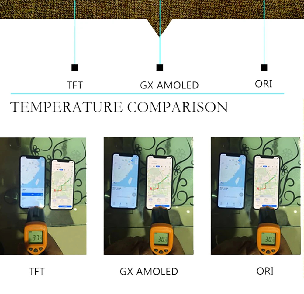 EFaith A+++ GX OEM AMOLED качество lcd Замена или дисплей для iPhone X OLED lcd с кодирующий преобразователь сенсорного экрана в сборе DHL