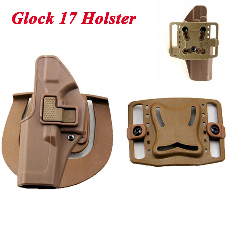 

Left / Right Hand User Airsoft Combat Hunting Pistol Holster Glock 17 19 22 23 31 32 Military Tactical Belt Gun Hoslter